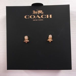Coach earrings, brand new!